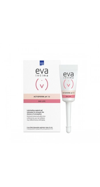 Intermed Eva Intima Actisperm ph 7.2 Λιπαντική Γέλη για Αύξηση της Πιθανότητας Σύλληψης, 6x5ml