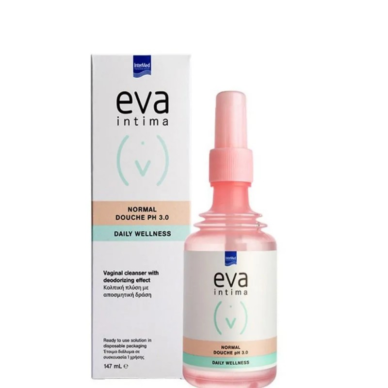 Eva Intima Normal Douche pH 3.0 Κολπική Πλύση με Αποσμητική Δράση, 147ml