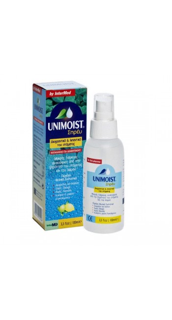 Intermed Unimoist Spray Διυγραντικό & Λιπαντικό Σπρέι Στόματος για την Ξηρότητα, 100ml 