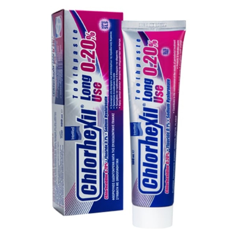 Intermed Chlorhexil Long Use Toothpaste 0.20% Πολλαπλή Προστασία της Στοματικής Κοιλότητας, 100ml