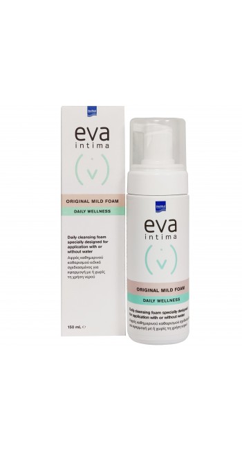 Eva Intermed Intima Original Mild Foam Αφρός Kαθημερινού Kαθαρισμού Ευαίσθητης Περιοχής, 150ml