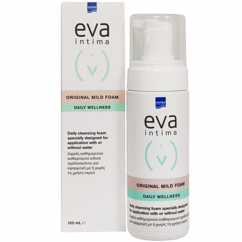 Eva Intermed Intima Original Mild Foam Αφρός Kαθημερινού Kαθαρισμού Ευαίσθητης Περιοχής, 150ml