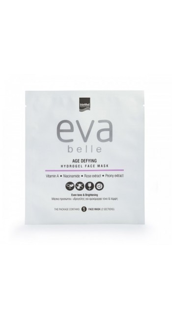 Intermed Eva Belle Age Defying Hydrogel Face Mask Μάσκα Υδρογέλης Προσώπου για Ομοιόμορφο Τόνο & Λάμψη, 1τεμ