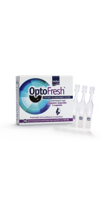 Intermed Optofresh Σταγόνες για Οφθαλμικές Πλύσεις, 10x0,5ml 