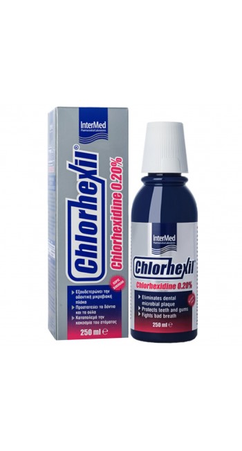 Intermed Chlorhexil® 0.20% Mouthwash Στοματικό Διάλυμα με 0.20% Χλωρεξιδίνη, 250ml