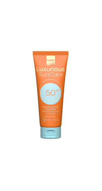 Intermed Luxurious Sun Care Αντηλιακή Κρέμα Προσώπου SPF50, 75ml