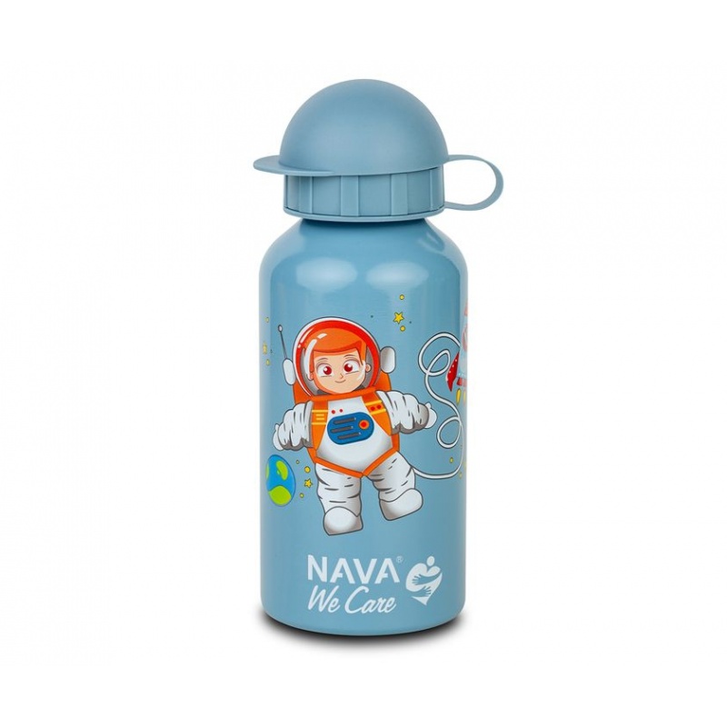 Νava Μπουκάλι Αλουμινίου We Care Μπλέ, 400ml