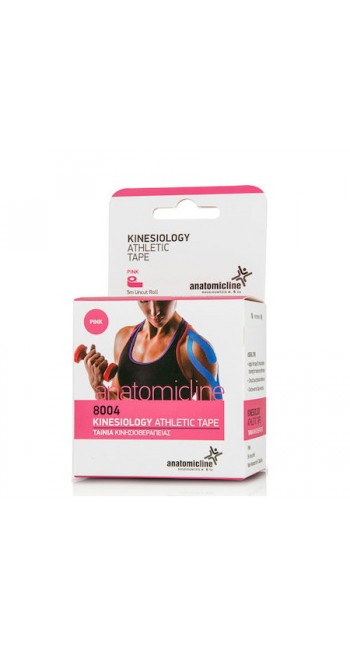 Anatomic Line Kinesio Tape Ταινία Κινησιοθεραπείας Ρόζ 5cm X 5m, 1τμχ