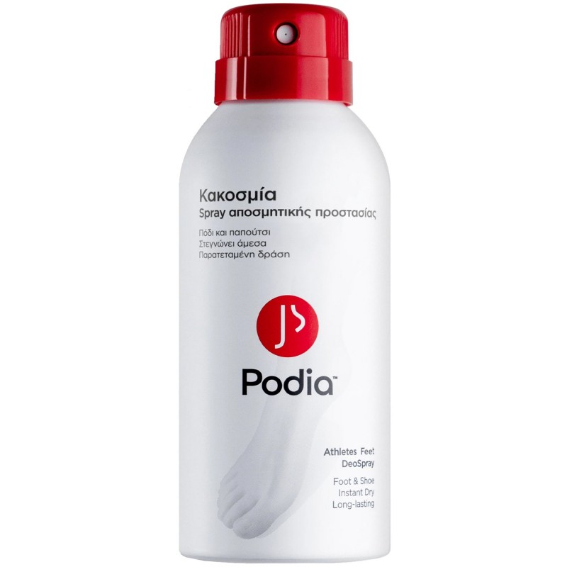 Podia Athlete's Feet Σπρέι Αποσμητικής Προστασίας Ποδιών, 150ml