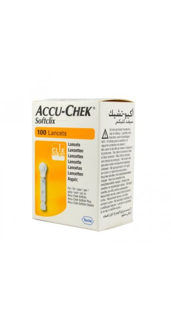 Accu-Chek Softclix Βελόνες Οι Οποίες Χρησιμοποιούνται Με Τον Μετρητή Accu-Chek Instant, 100τμχ