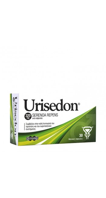 Uni-Pharma Urisedon 320mg για την Καλή Λειτουργία του Προστάτη & του Ουροποιητικού Συστήματος, 30 Μαλακές Κάψουλες