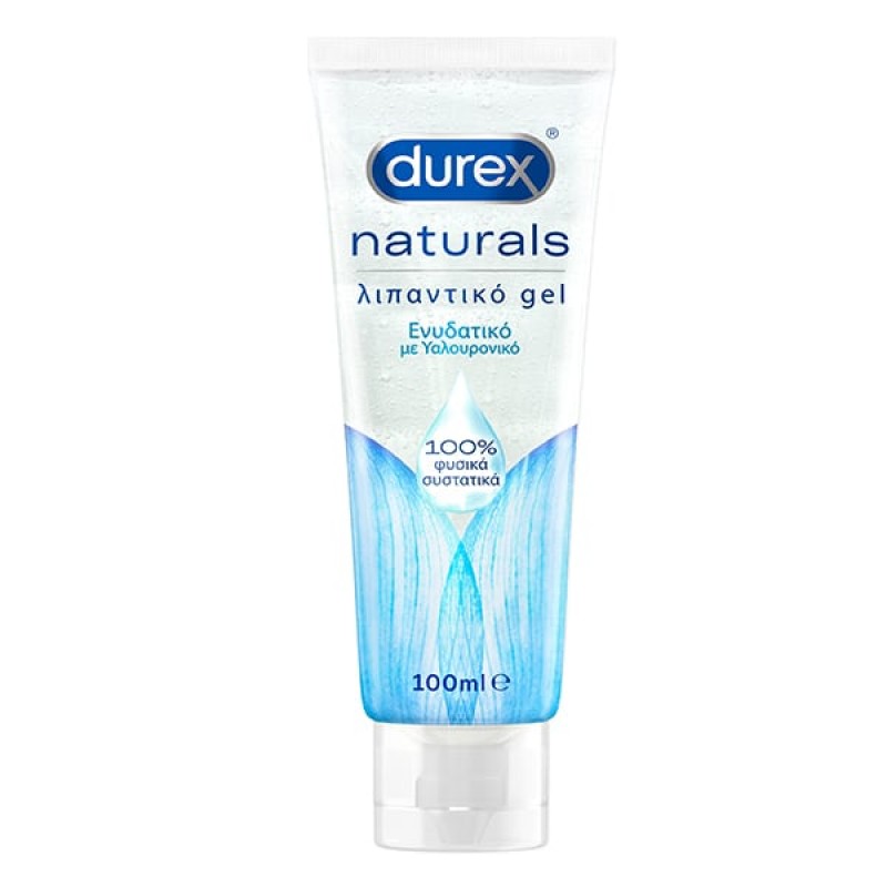 Durex Naturals Λιπαντικό Gel Ενυδατικό με Υαλουρονικό, 100ml