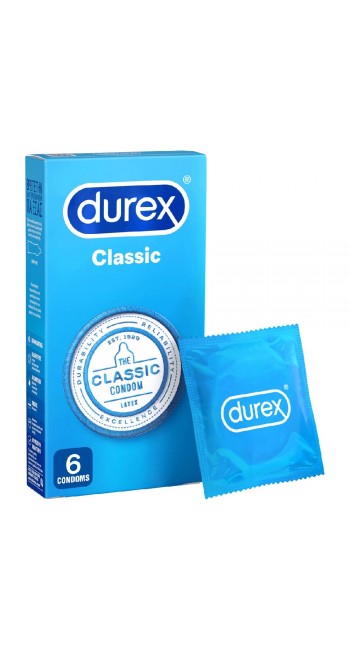 Durex Classic Προφυλακτικά, 6τμχ