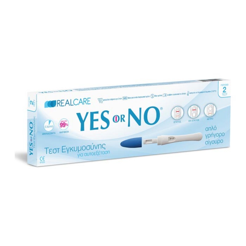 RealCare YES or NO Διπλό Τεστ Εγκυμοσύνης 