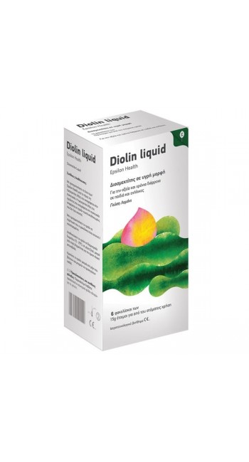 Epsilon Health Diolin Liquid με Γεύση Λεμόνι, 6 φακελίσκοι των 15gr 