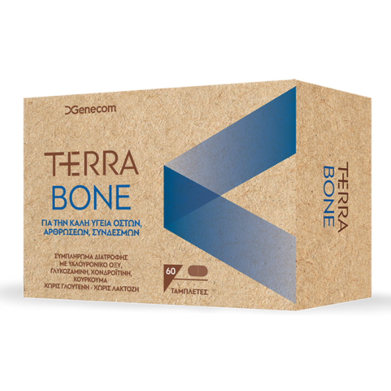 Genecom Terra Bone Συμπλήρωμα Διατροφής για τα Οστά & τις Αρθρώσεις, 60caps