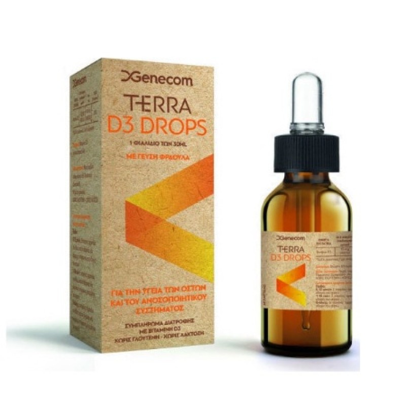 Genecom Terra D3 Στοματικές Σταγόνες, 30ml