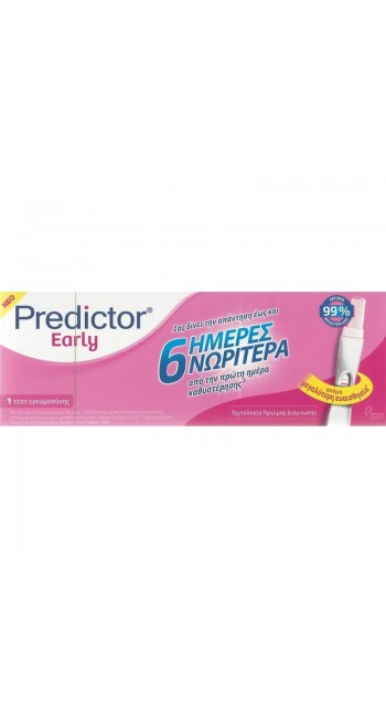 Predictor Early 6 Days Τεστ Εγκυμοσύνης, 1τμχ