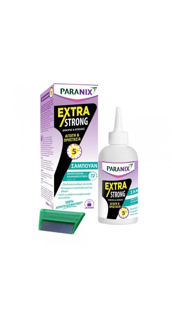 Paranix Extra Strong Shampoo Αγωγή κατά των Φθειρών, 200ml