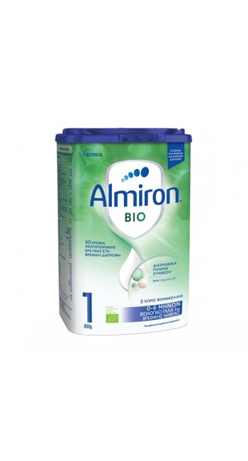 Nutricia Almiron Bio 1 Βιολογικό Γάλα σε Σκόνη 0 - 6m, 800gr