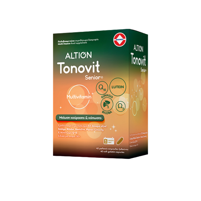 Altion Tonovit Senior Multivitamin Συμπλήρωμα Διατροφής για Άτομα 50+, 40caps