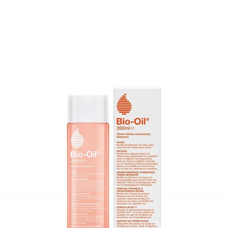 Bio Oil PurCellin Oil Ειδικό Ενυδατικό Έλαιο Περιποίησης της Επιδερμίδας, 200ml