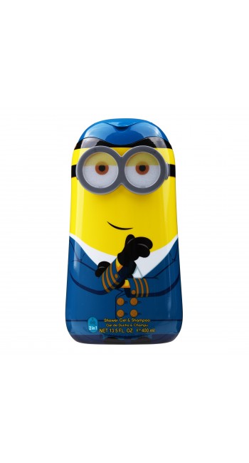 AirVal Minions 2 in 1 Αφρόλουτρο και Σαμπουάν, 400ml