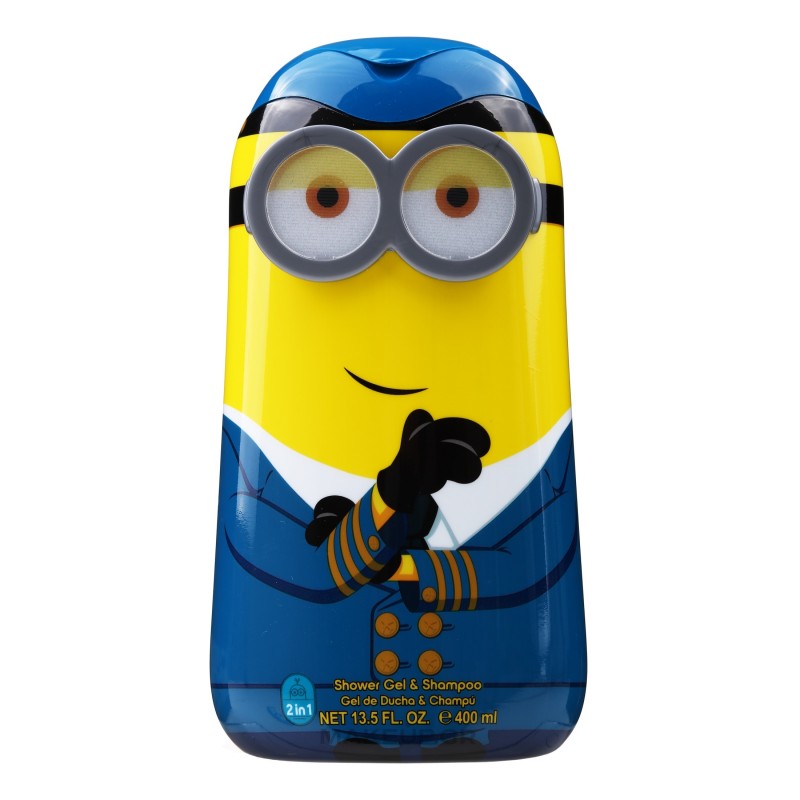 AirVal Minions 2 in 1 Αφρόλουτρο και Σαμπουάν, 400ml