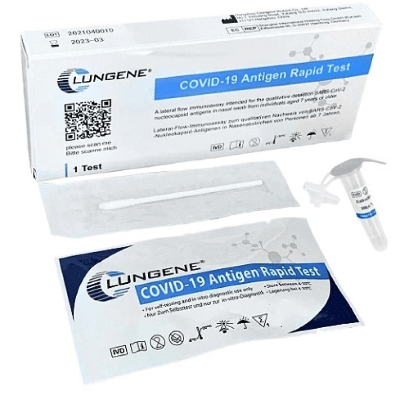 Clungene Rapid Test Αντιγόνων του Κορωνοϊού SARS-CoV-2 σε μορφή κασέτας 1τμχ