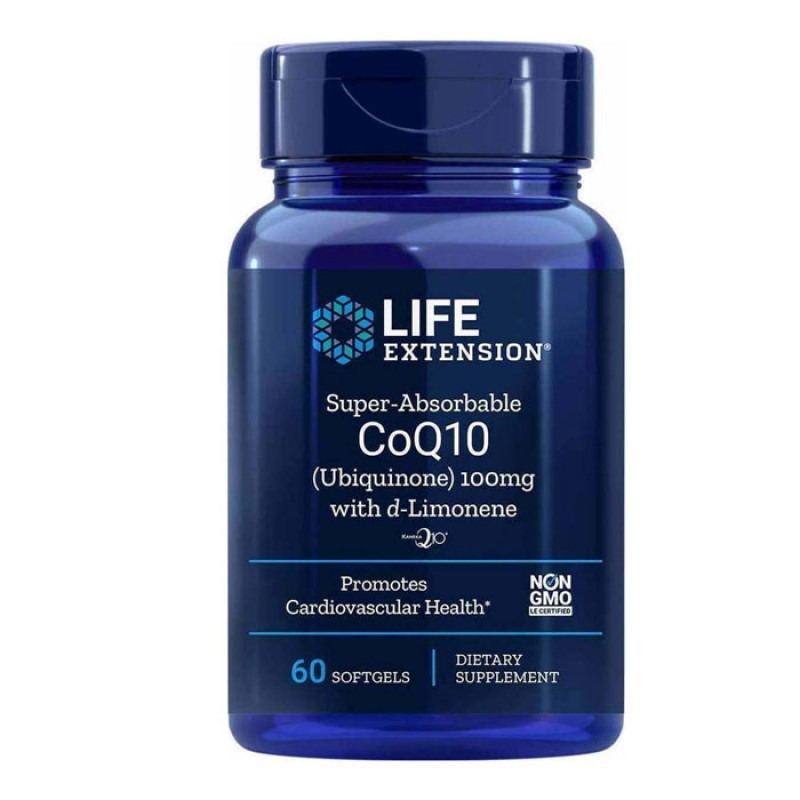 LifeExtension Super Absorbable Co Q10 (100mg) Συμπλήρωμα με Συνένζυμο Co Q10, 60 softgels