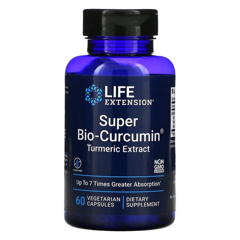 LifeExtension Super Bio Curcumin Ισχυρό φυτικό αντιφλεγμονώδες, 60 Κάψουλες