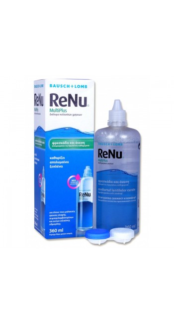 Bausch & Lomb ReNu Multiplus Διάλυμα Καθαρισμού Φακών Επαφής Πολλαπλών Χρήσεων, 360ml