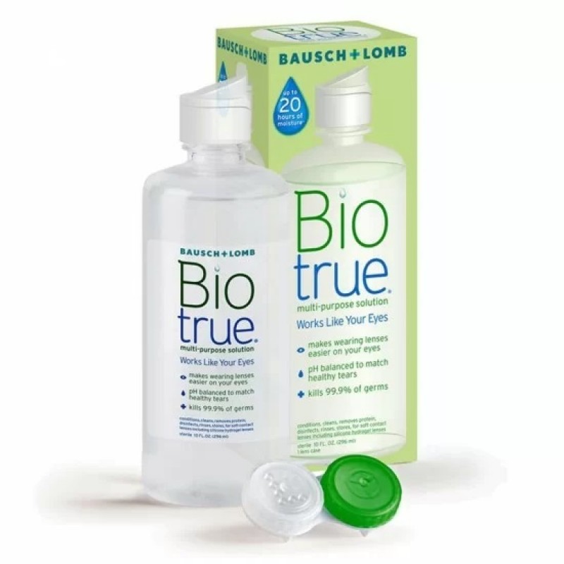 Bausch + Lomb BioTrue Υγρό Φακών Επαφής Πολλαπλών Χρήσεων, 360ml 