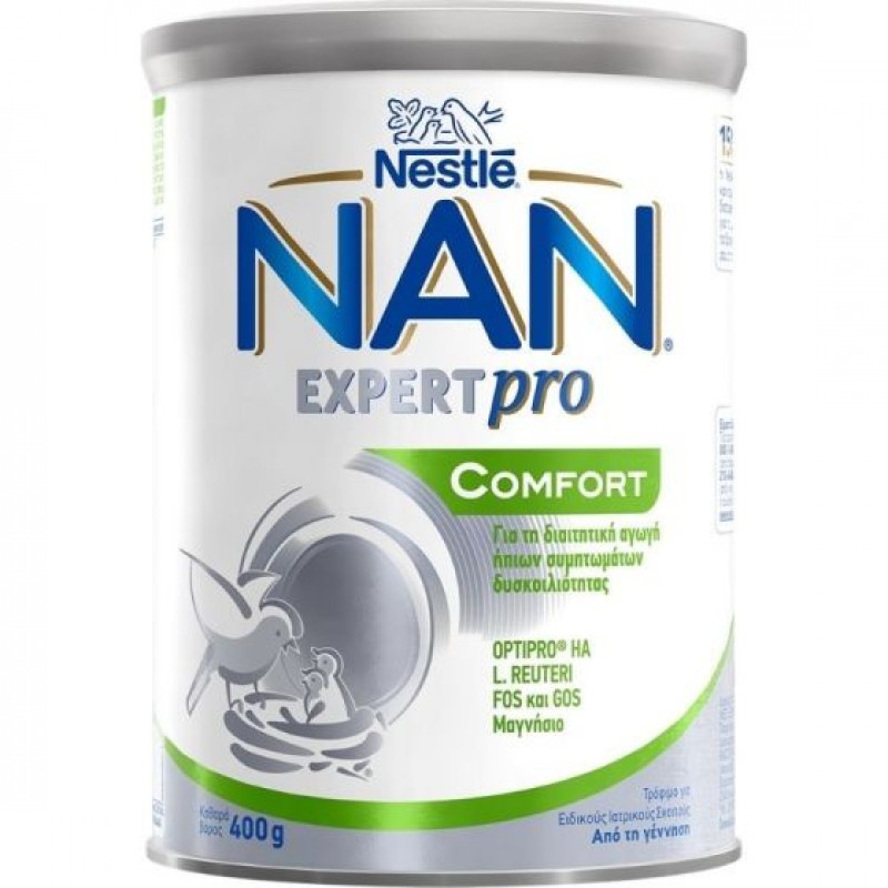 Nestle Nan Expert Pro Comfort 0m+ Γάλα σε Σκόνη, 400gr 