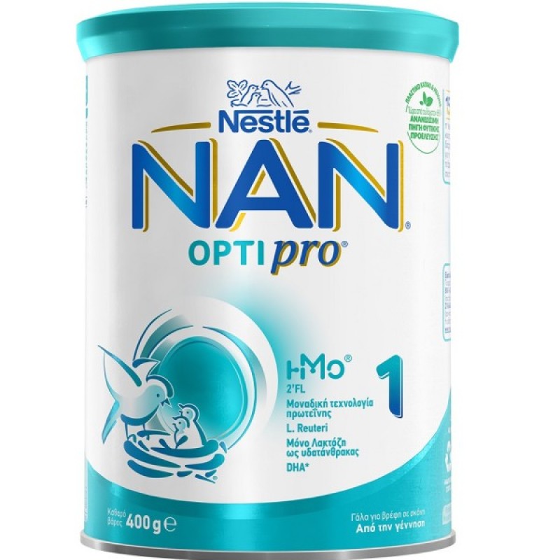 Nestle Nan Optipro 1 Γάλα Πρώτης Βρεφικής Ηλικίας 400gr 