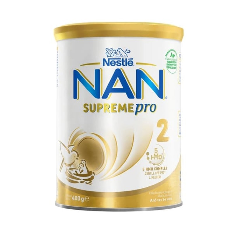 Nestle Nan 2 Supreme Γάλα σε Σκόνη από τον 6ο Μήνα, 400gr