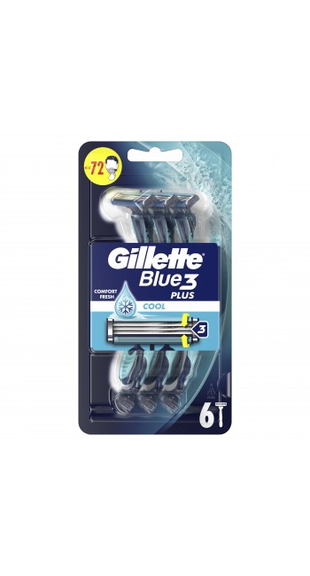 Gillette Blue3 Plus Cool Ξυραφάκια μιας χρήσης, 6τμχ