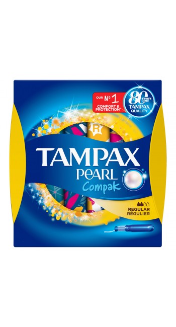 Tampax Pearl Regular Ταμπόν Υψηλής Απορροφητικότητας, 16 τεμάχια