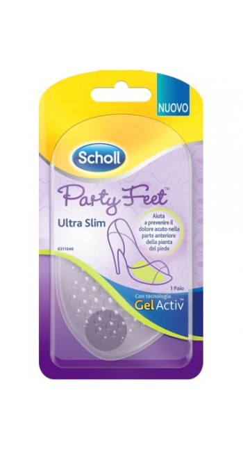 Scholl Party Feet Ultra Slim Πέλματα Μετατάρσιου για Τακούνια, 2τμχ