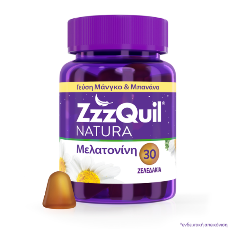 ZzzQuil Natura Μάνγκο - Μπανάνα, 30 ζελεδάκια