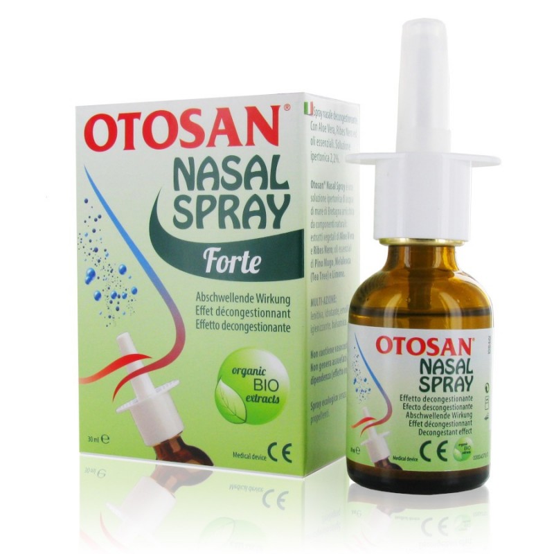 Otosan Nasal Spray Forte Υπέρτονο Αποσυμφορητικό Μύτης με Θαλασσινό Νερό, 30ml