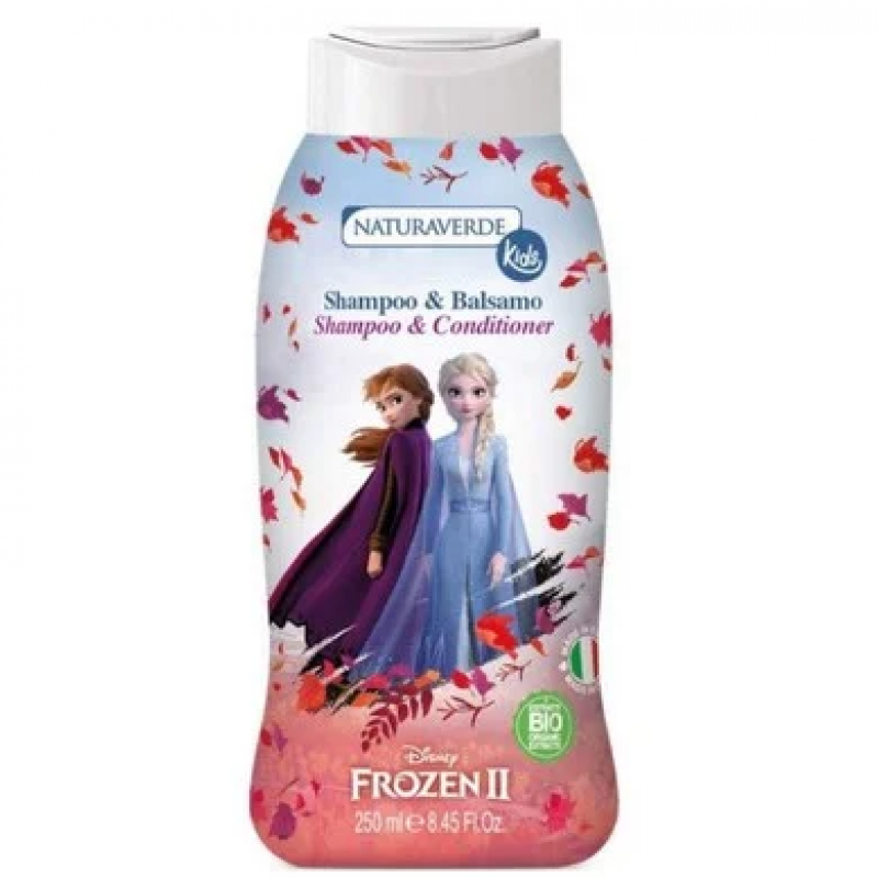 Naturaverde Kids Frozen Σαμπουάν & Μαλακτική, 300ml