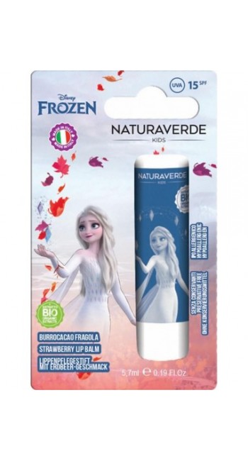 Naturaverde Kids Disney© Frozen II Balm χειλιών φράουλα, 5ml