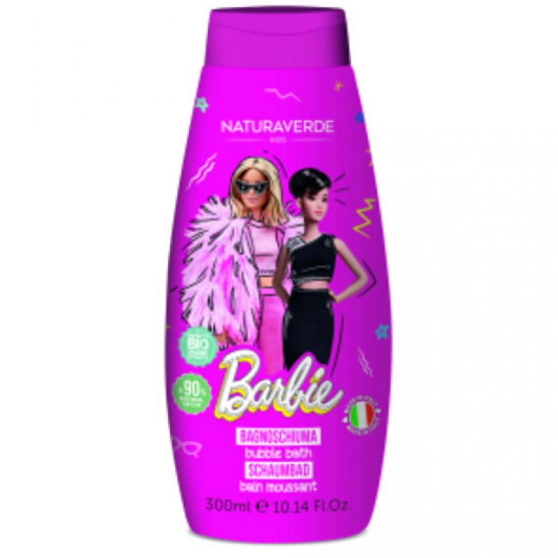 Naturaverde Kids Barbie Βιολογικό Παιδικό Αφρόλουτρο σε Μορφή Gel, 300ml