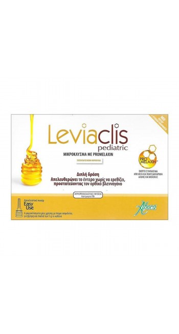 Aboca Leviaclis Pediatric (Βρεφικά - Παιδικά Μικροκλύσματα Μελιού), 6x5gr