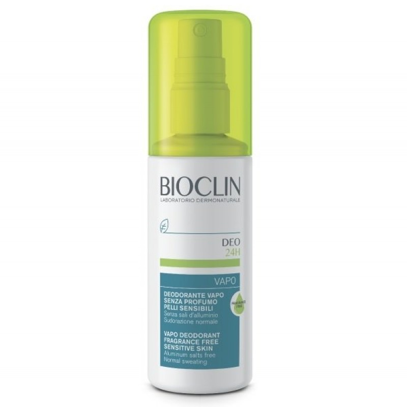 Bioclin Deo 24H Vapo Spray Fragrance Free Αποσμητικό Spray για Κανονική Εφίδρωση, 100ml