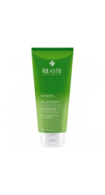 Rilastil Acnestil Purifying & Rebalancing Cleansing Gel Καθαριστικό Προσώπου για Επιδερμίδες με Τάση Ακμής, 200ml