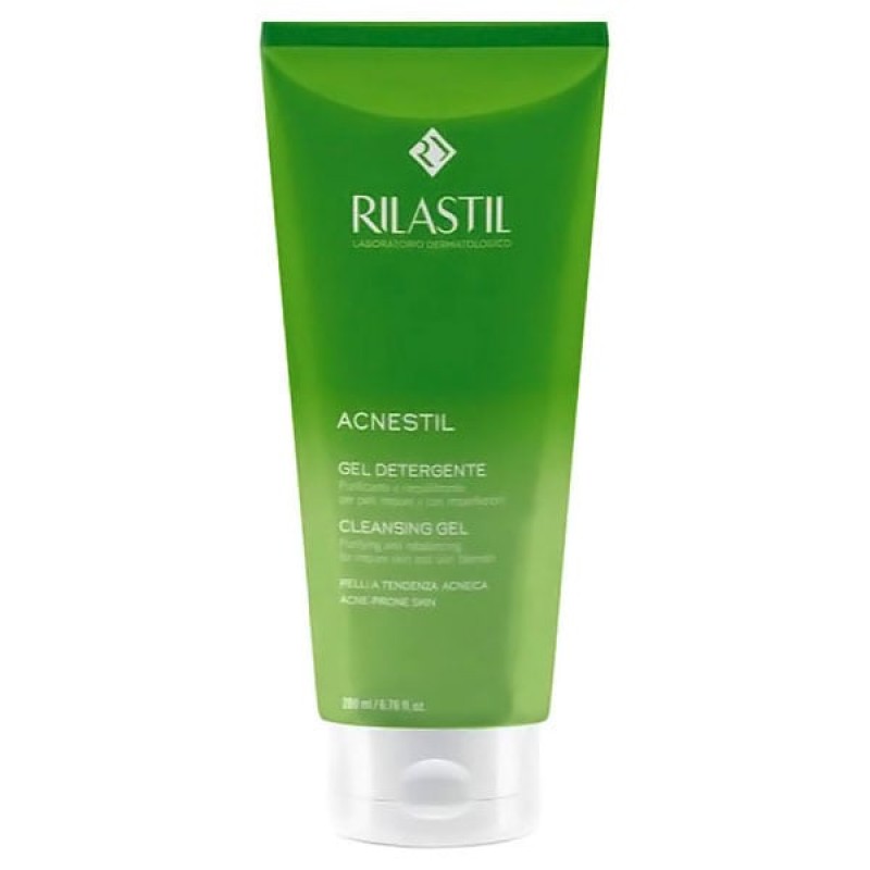 Rilastil Acnestil Purifying & Rebalancing Cleansing Gel Καθαριστικό Προσώπου για Επιδερμίδες με Τάση Ακμής, 200ml