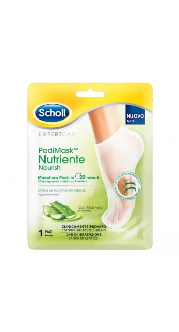 Scholl Expert Care Pedimask Nourish Ενυδατική Μάσκα Ποδιών, 1 ζευγάρι