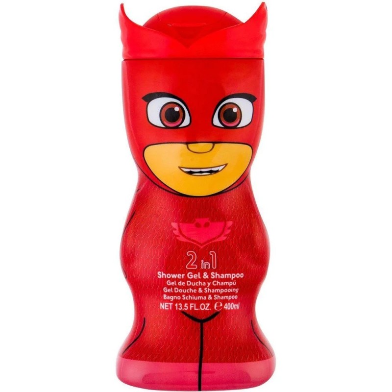 AirVal Pj Masks Owlette 2 in 1 Αφρόλουτρο και Σαμπουάν, 400ml